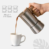 Espressokocher aus Edelstahl [200ml/300ml]