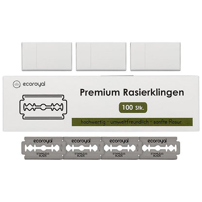 Rasierklingen aus Edelstahl [100 Stk.]